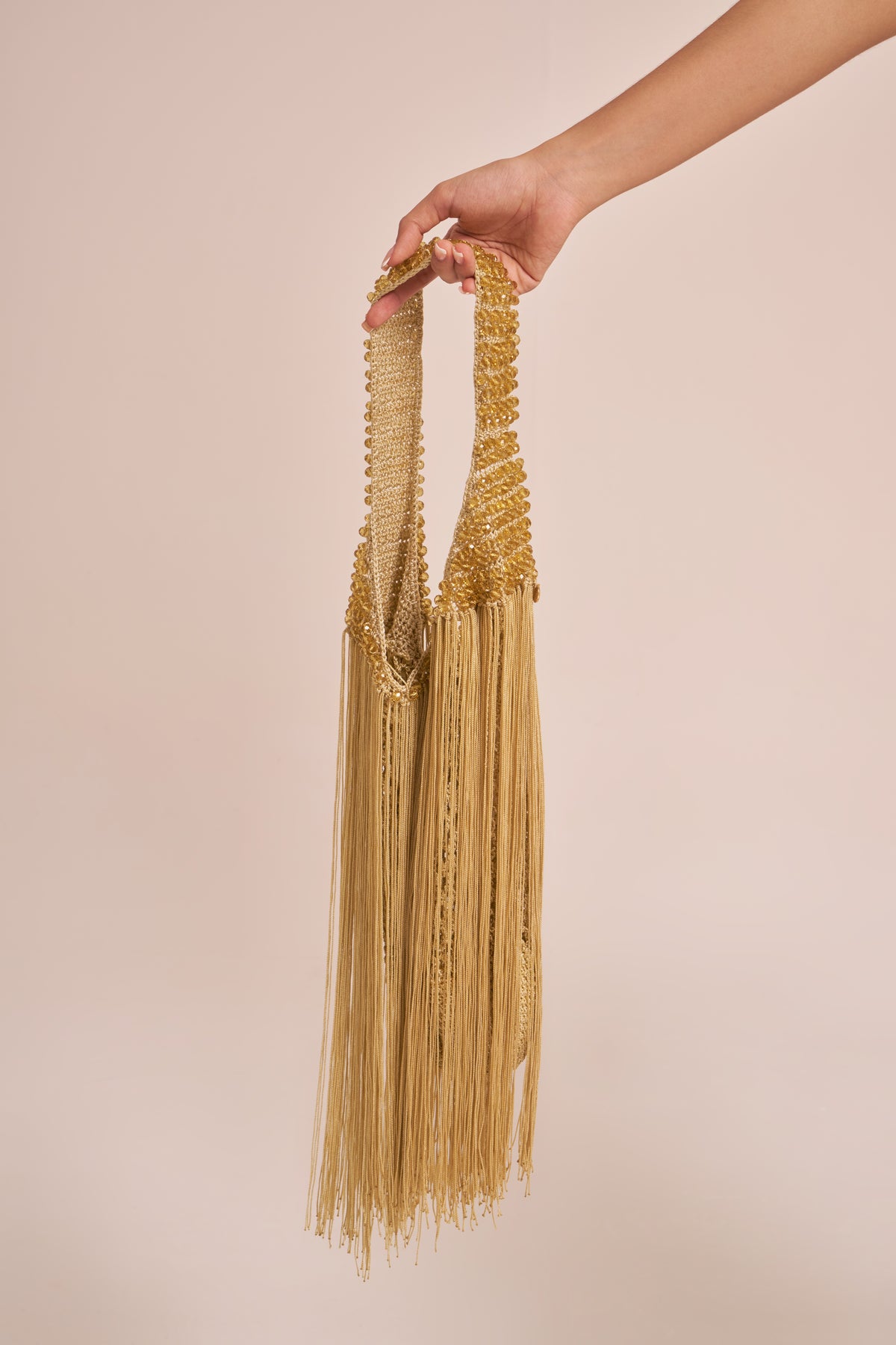 Mochila maxi dorada