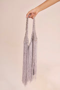 Mochila maxi plateada